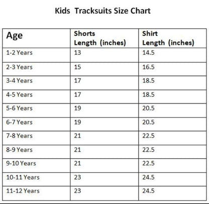 Kids Micro Fabric Tracksuit Brown White Navy 1-12Yr