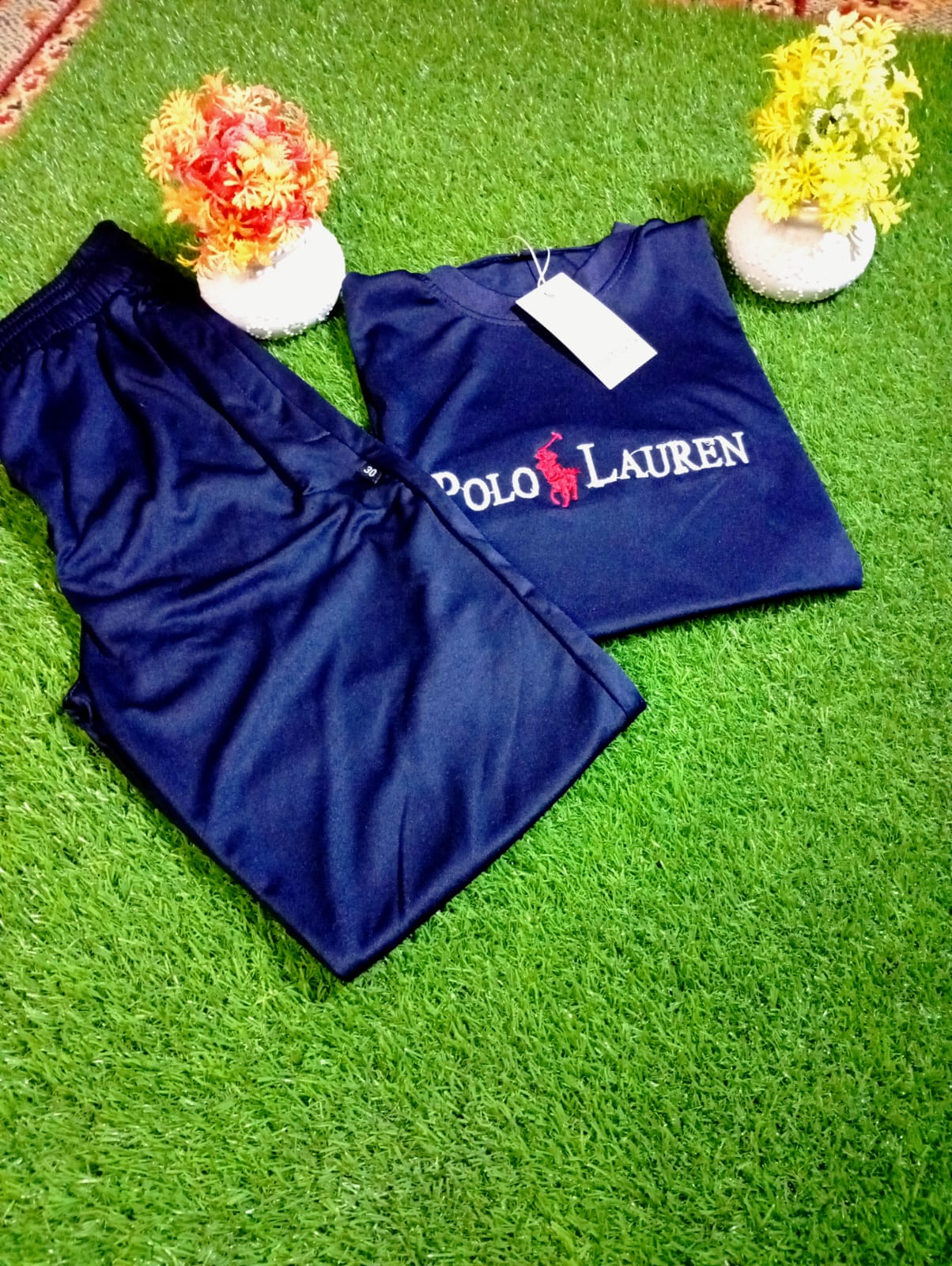 Blue Polo Lauren tracksuit for boys it is fit for 10 to 11 year boy