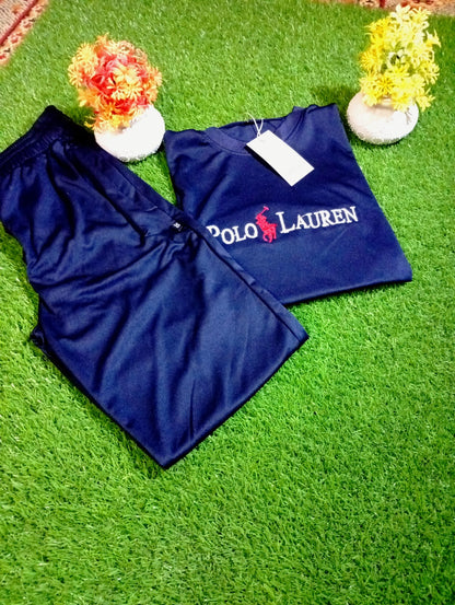 Blue Polo Lauren tracksuit for boys it is fit for 10 to 11 year boy