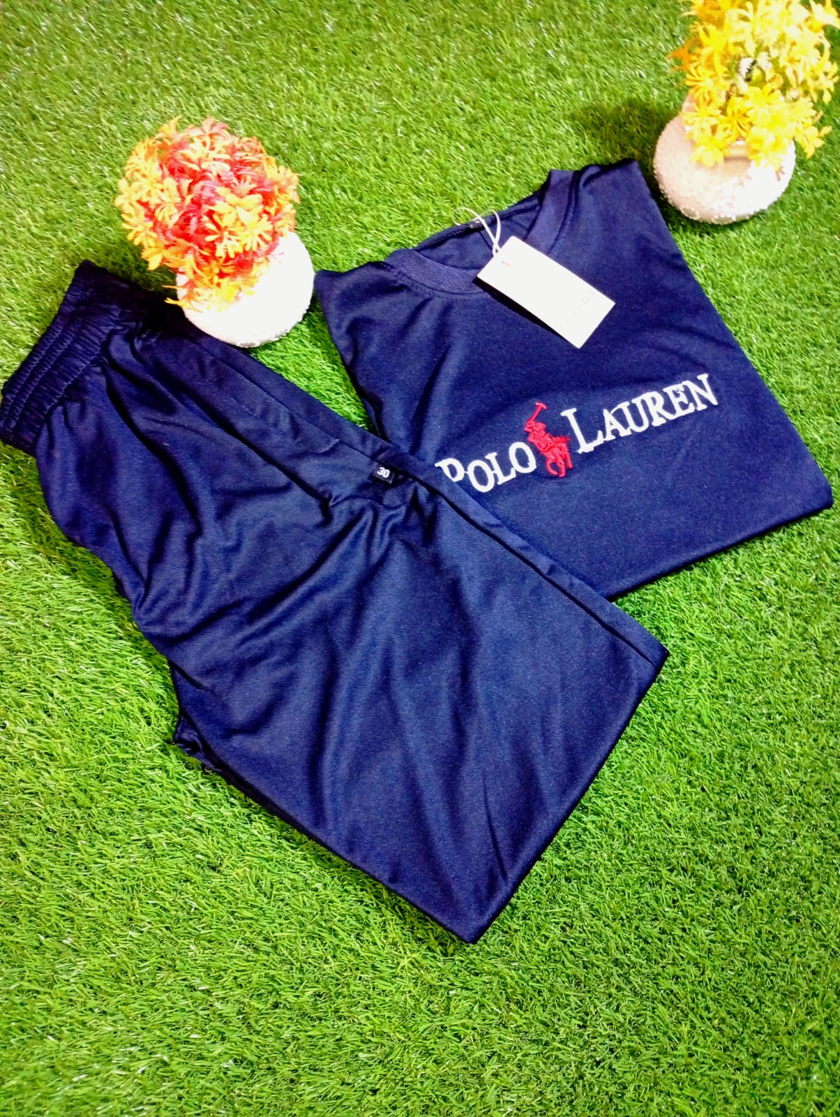 Blue Polo Lauren tracksuit for boys it is fit for 10 to 11 year boy